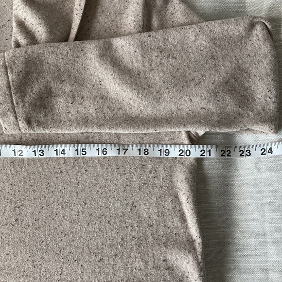 J Jill Silk Blend Heather Beige Cowl Neck Long Sleeve Sweater Size M - Picture 4 of 7